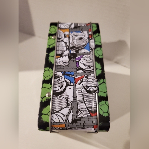Nickelodeon Teenage Mutant Turtles Embossed Metal Lunch Box 5.5 Inches - Picture 9 of 9